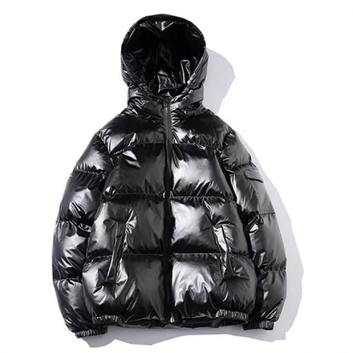 Shiny Puffer Padded Coat – MOLBRAND Elevate your urban style with our padded coat with a shiny finish, the perfect combination of futuristic design and maximum protection against the cold. Inspired by the latest urban fashion trends.